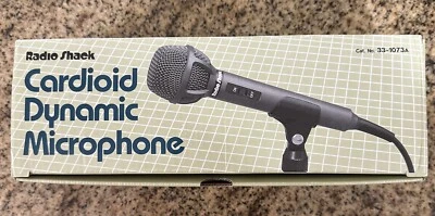 Realistic Radio Shack Professional Cardioid Dynamic Microphone Open Box - Image 1 of 4