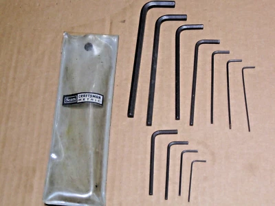 Craftsman Allen Hex Metric 11-Piece Hollow Set Screw Key Assortment 9 46684 - Image 1 of 4