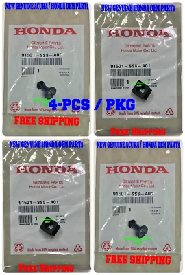 GENUINE ACURA MDX 01-13 Engine Cover Mounting Locking Stud+ Receptacle 4-PCS/PKG - Image 1 of 4