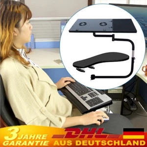 Stuhl-Armlehne Tastatur Mauspad Stuhl-Arm-Klemmstütze Laptop-Halter Halterung - Afbeelding 1 van 24