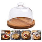 Food Cover Wood Tray Wooden Serving Platter Retro Decor Suite Cake