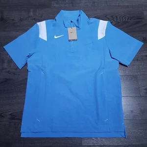 NIKE Football Coach Vented Sideline Jacket Mens MEDIUM UNC University Blue - Picture 1 of 10
