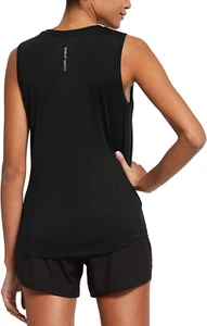 Workout Tank Tops for Women Sleeveless Running Athletic Loose Fit Yoga Tops Acti - Picture 1 of 12