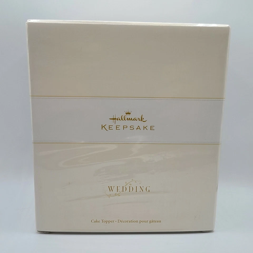 Brand New Sealed 2005 Hallmark Wedding Cake Topper Two Hearts One Love Keepsake - Image 1 of 4