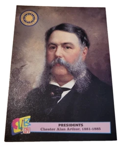 1992 Club Pro Set Presidents #21 Chester Alan Arthur Trading Card Smithsonian G6 - Picture 1 of 2