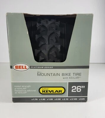 New Bell Platinum Series Mountain Bike Tire 26" Kevlar Fits Wheels 1.75-2.125"  - Image 1 of 4
