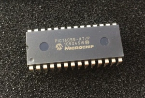 8 bit PIC Microcontroller 4MHz 512 x 12W EPROM Microchip PIC16C55-XT/P PDIP-28 - Picture 1 of 1