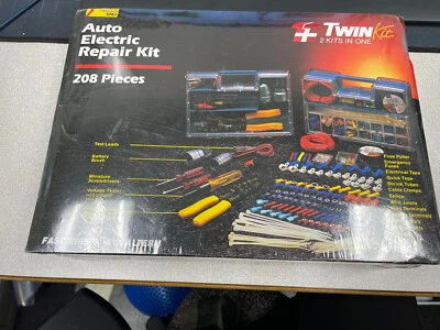 Kit Doble Reparación Auto Eléctrica, 2 Kits en Uno 208 Piezas  Foto 1 de 2