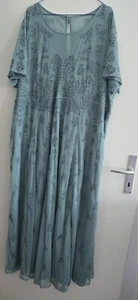 Abendkleid in mint mit Pailletten Größe 56 - Bild 1 von 1
