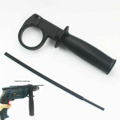 Drill Handle Side Handle For Electric Drill Grinding Machine Handle Black - Image 1 of 2
