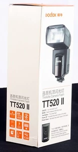 Godox TT520 II Flash for All Cameras with Hot-Shoe c/w Trigger Unit -Mint in Box - Picture 1 of 10