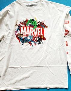Las mejores ofertas en Camisas blancas Marvel Manga Larga Para Hombres |  eBay