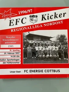  1996/97 Regionalliga Nordost EFC Stahl Eisenhüttenstadt - FC Energie Cottbus - Bild 1 von 1