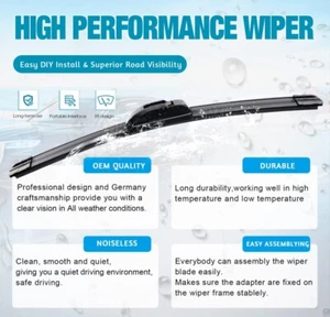 20 21 22 23 Ford Escape Windshield Wiper Blades Replacement 24" 20" 11" (3 Pack) - Picture 1 of 2