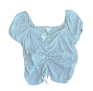 Blusa H&M Mujer Blanca Polkadot Talla Grande XXL Nueva con etiqueta - Imagen 1 de 6