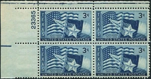 UNITED STATES OF AMERICA 1945 3c blue SG935 mint MNH USA - Picture 1 of 3