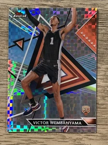 2023-24 Topps Finest  Victor Wembanyama UNCOMMON X-Fractor - Picture 1 of 7