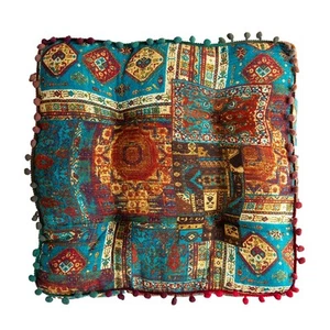 Bohemian Patchwork Square Chair Seat Cushions for Dining Kitchen Office Chair... - Picture 1 of 7