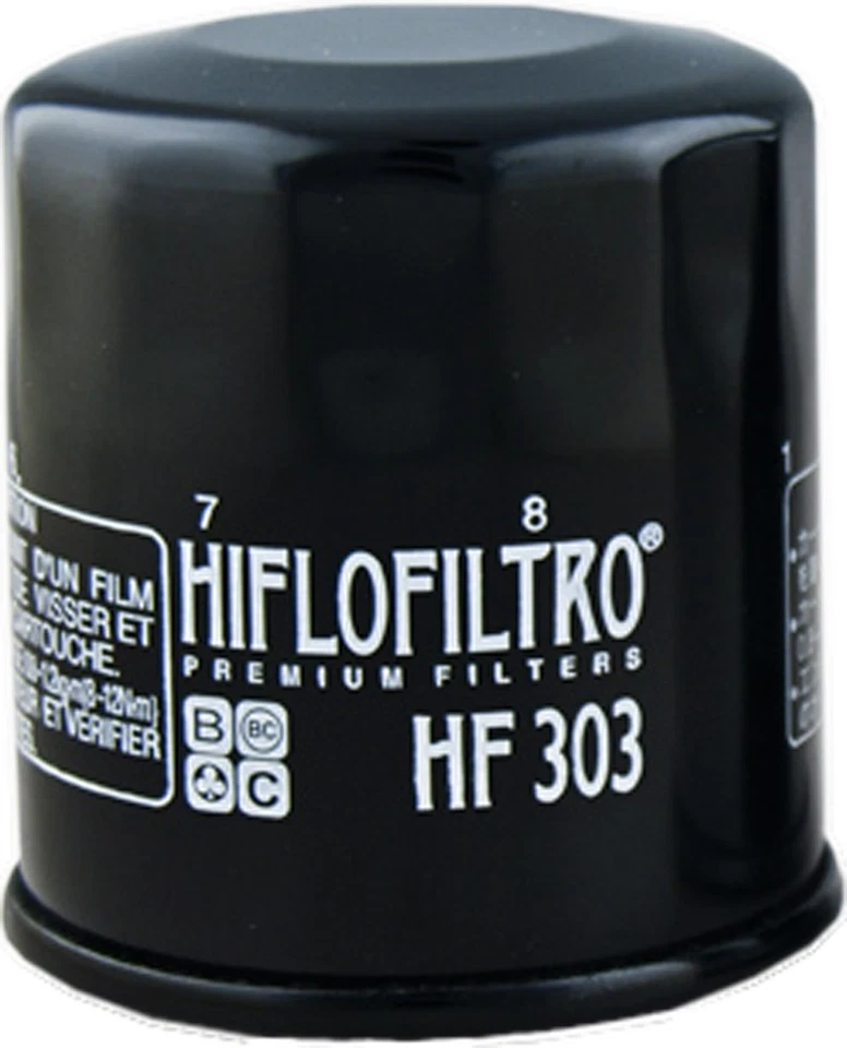 Масляный фильтр - черный HiFloFiltro HF303 для 87-20 Kawasaki Honda Polaris Yamaha - Изображение 1 из 2