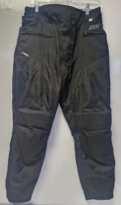 iXS Solto Tex Textile Motorbike trousers Black Size DL UK 10-12 Women Waterproof - Image 1 of 4