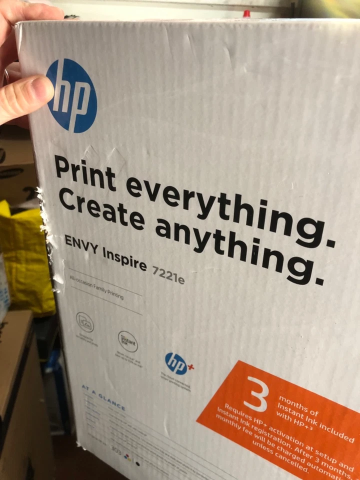 HP Envy Inspire 7221e Stampante Multifunzioni Ink Jet a Colori Wi-Fi - Immagine 1 di 1