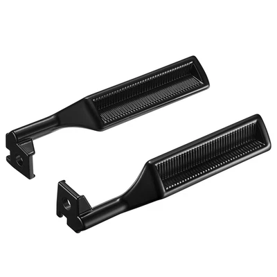 Black Metal Inside Door Handles Pair LH RH For 87-96 Ford F150 F250 F350 Truck - Imagem 1 de 4
