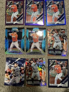 alex bregman 9 Card Lot Rookie Card Numbered Chrome Prizm Refractor /75+ NrMt+ - Picture 1 of 16