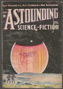ASTOUNDING SCIENCE FICTION Nov 1938. L. Ron Hubbard, Clifford Simak, Nelson Bond - Picture 1 of 2