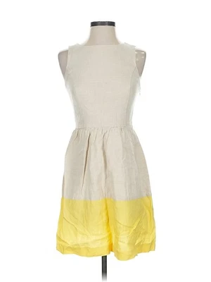 Kensie Women Yellow Casual Dress XS - Image 1 of 4