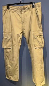 LRG Geans Jeans Herren 38 x32 Cargo Khaki Wurzeln und Ausrüstung mit Taschen - Bild 1 von 7