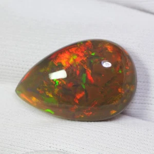 11.62Ct IF Sparkling Rare ! AAA Snake Skin Pattern 100% Natural Black Opal - Picture 1 of 5
