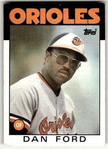 1986 Topps #753 Dan Ford Baltimore Orioles Baseball - Picture 1 of 2