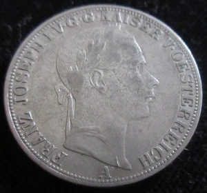 MDS AUSTRIA AUSTRIA EIN EIN EINSTHALER 1858 A "FRANZ JOSEPH I.", PLATA # - Imagen 1 de 2