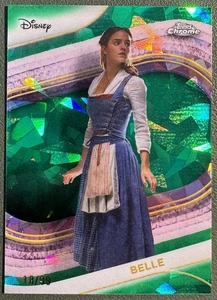 2025 Topps Chrome Disney Sapphire Belle (Live Action) Green Refractor #18/99 - Picture 1 of 1