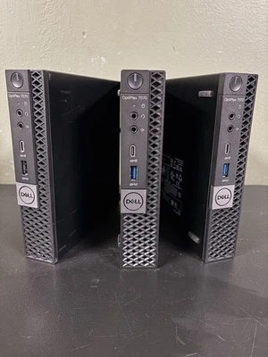 Three Dell Optiplex 7070 Micro i5 9th Generation.8GB.NO HD/SSD.SOLD-AS-IS. - Image 1 of 4