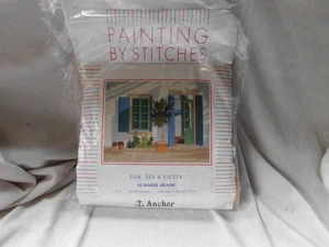 ANCHOR PAINTING by STITCHES SUMMER SHADE SERIES 'SUN, SEA & SIESTA' 1988 KIT - Picture 1 of 9