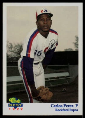 1992 Classic Best Carlos Perez Rockford Expos - Image 1 of 2