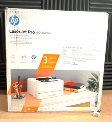 HP LaserJet Pro 4001dwe Laser Printer 2Z601E#BGJ ❤️✅❤️✅ NEW! SEALED! ❤️✅❤️✅ - Image 1 of 3