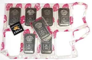 De colección Engelhard Sello Rojo Hoja de Arce Logo 1 OZ Barra de Plata ¡Consecutiva! ¡SELLADO! - Imagen 1 de 6