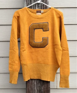 orig. 1940er CALIFORNIA GOLDEN BEARS **Wilson Sporting Goods BEAR CUB SWEATER** - Bild 1 von 7