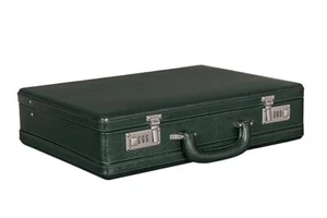 New Leather Travel Briefcase with Combination Lock Office Business Handbag Bag - Picture 1 of 7