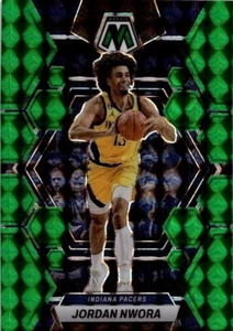 2022-23 Mosaic Green Mosaic Prizm #24 Jordan Nwora Indiana Pacers - Picture 1 of 2