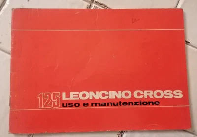 Benelli Leoncino Cross 125 manuale libretto uso e manutenzione originale - Immagine 1 di 4