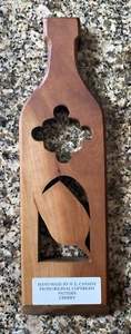 Floating Wine Bottle Holder, Wood (Custom Design) - Picture 1 of 4