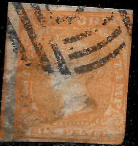 1854 AUSTRALIA VICTORIA SC#17a used - Picture 1 of 2