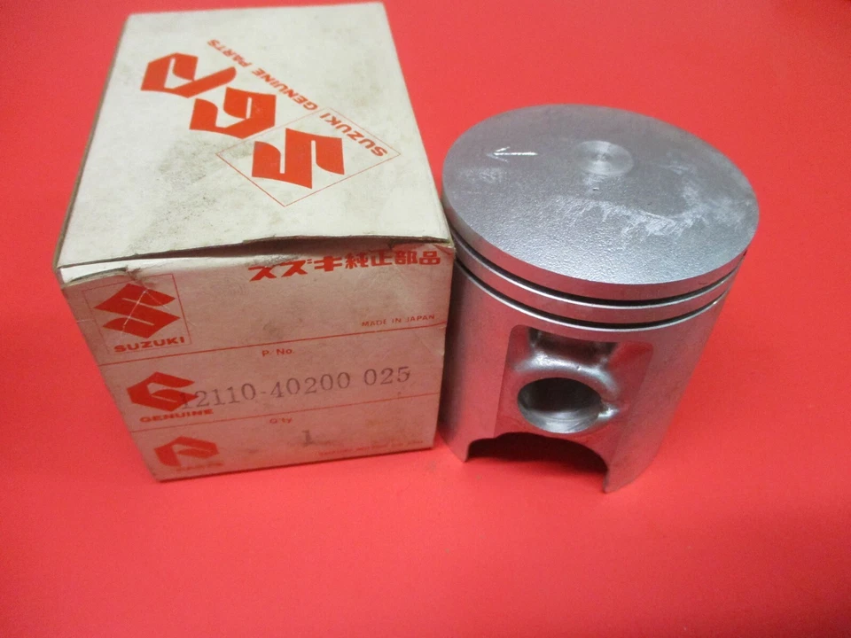 NUEVO PISTÓN ORIGINAL SUZUKI 1979-1981 RM100 50,25 MM 12110-40200-025 Foto 1 de 1