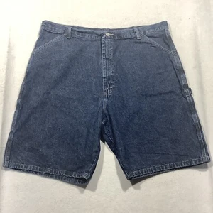 Wrangler Authentic Issue Hero Carpenter Jean Shorts Men's 42 Medium Wash Blue - Picture 1 of 9