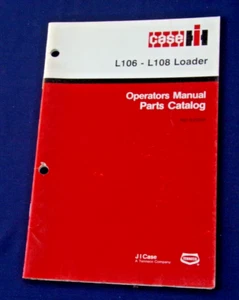 Estuche OEM IH L106 - L108 Cargador Manual del Operador, Catálogo de Piezas (Rac 9-22320) - Imagen 1 de 1