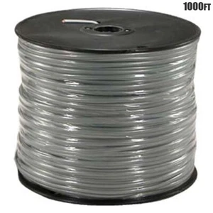 1000FT 28AWG 4-Conductor CCA Standard Wire Cable Cord Modular Silver Satin - Afbeelding 1 van 1