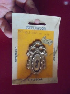 1 Trou à Clé Serrure Tiroir Porte Couvercle Coffre Coffret Boite Louis XVI - Imagen 1 de 1